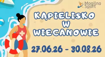 Kąpielisko w Wiecanowie czynne od 27 czerwca