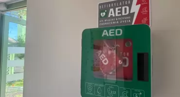 Zewnętrzny defibrylator AED w PPZ Trzemeszno 