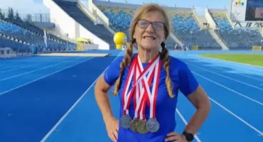Mogilnianka Danuta Grzeszczak mistrzynią i wicemistrzynią Polski w kategorii K70+! Udany debiut na lekkoatletycznych Mistrzostwach Polski Masters