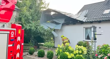 Po przejściu frontu burzowego, strażacy z powiatu mogileńskiego interweniowali ponad 20 razy