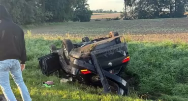 Kolejne zderzenie na drodze powiatowej w Olszy. To już drugi wypadek w ciągu tygodnia