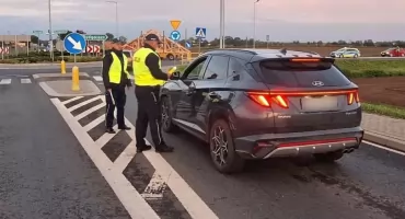 Trzeźwy poniedziałkowy poranek na drogach powiatu mogileńskiego