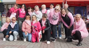 [WIDEO + ZDJĘCIA] 15 października Mogilno stało się różowe - wspólnie dla profilaktyki raka piersi